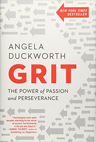 Cover of the book "Grit: The Power of Passion and Perseverance"